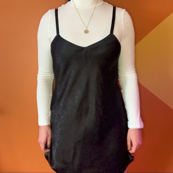 Vintage silky slip dress - Picture 3 of 3